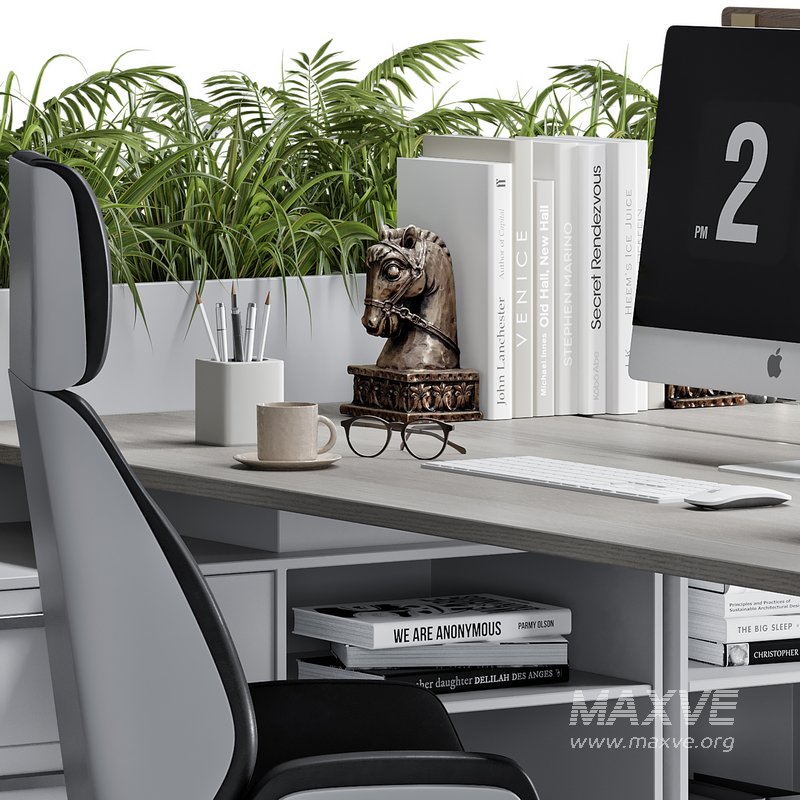 Employee Set Office Furniture 07 - Image 4