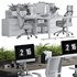 Employee Set Office Furniture 07 - Thumbnail 6