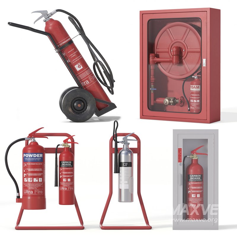 Fire Extinguishers Set - Image 1