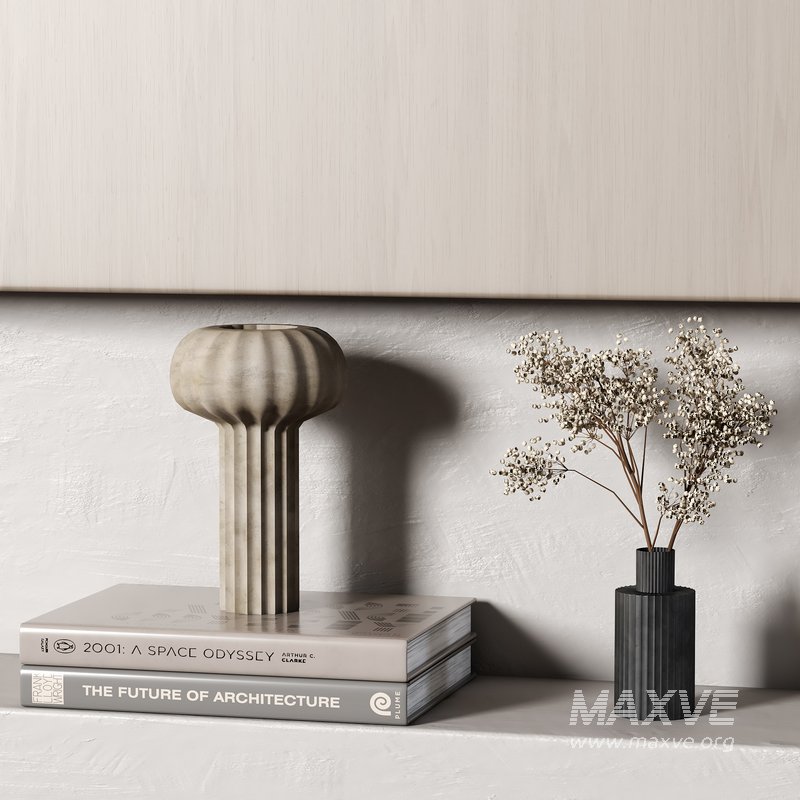 tv wall set 04 minimal - Image 2