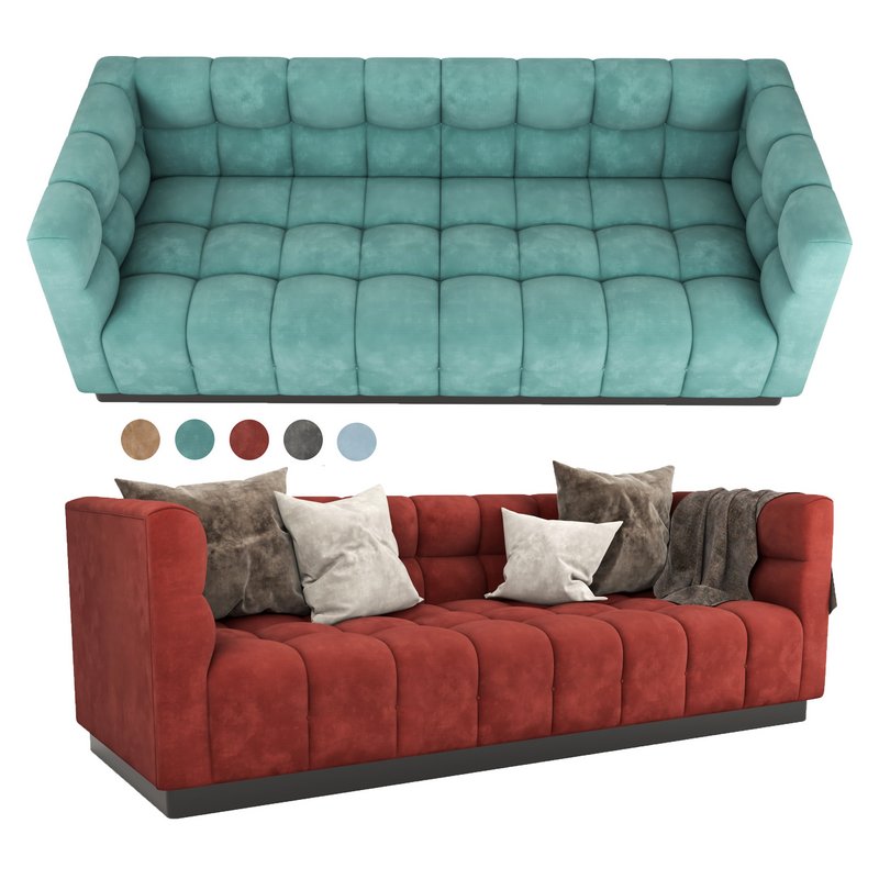 Delano Sofa in Velvet - Image 2