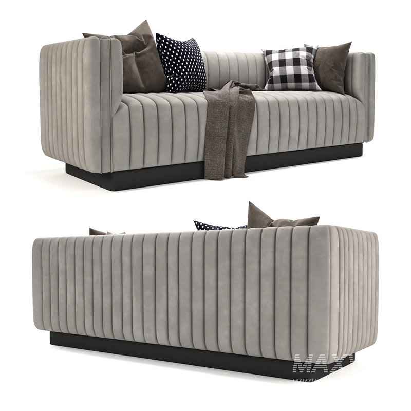 Velvet Sofa Emerald - Image 1