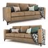 HomeVance Casero Leather Sofa - Thumbnail 1