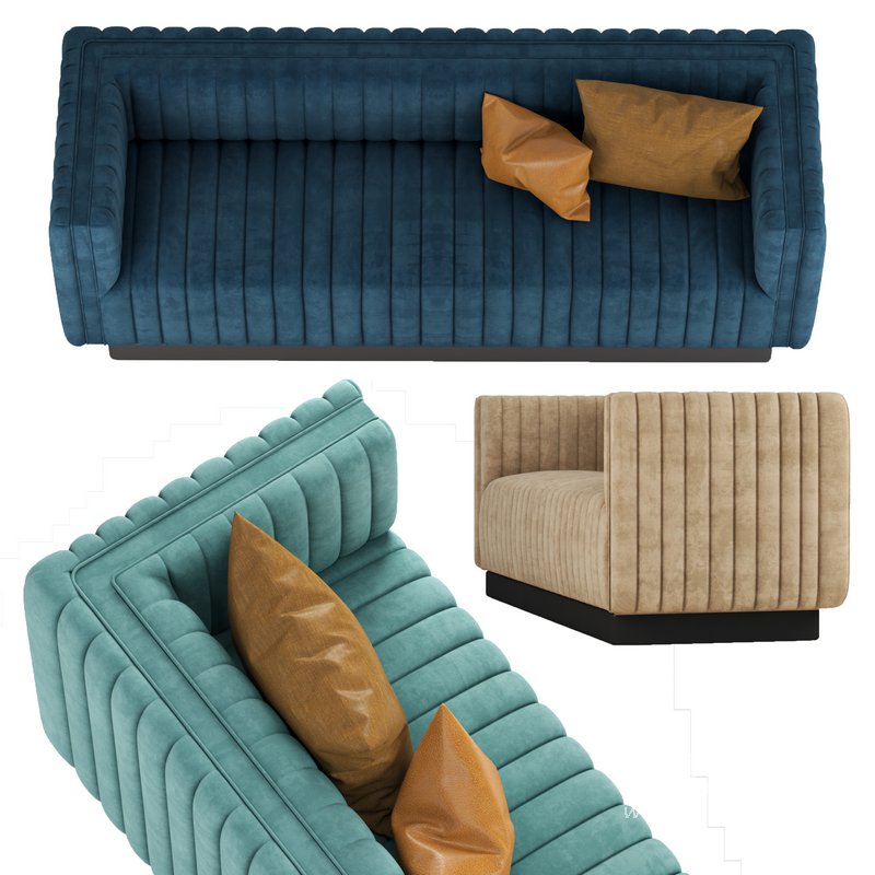 Conjure Tufted Velvet Sofa in Emerald 2 - Image 6