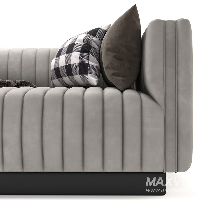 Velvet Sofa Emerald - Image 6