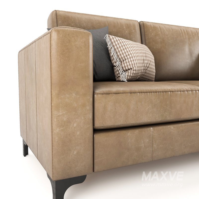 HomeVance Casero Leather Sofa - Image 4