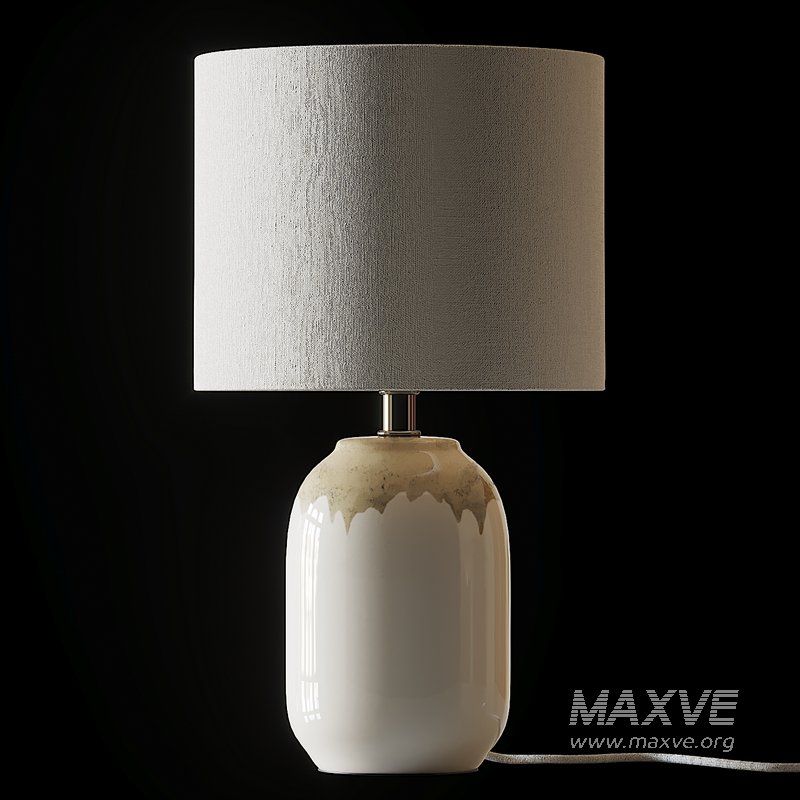 COX & COX Ceramic Bedside Lamp - Image 1