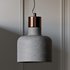 COX & COX Concrete & Copper Pendant - Thumbnail 2