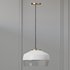 COX & COX Oversized Frosted Glass & Brass Pendant - Thumbnail 1