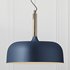 COX & COX Blue & Brass Pendant Light - Thumbnail 2
