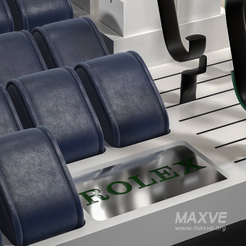 Watch Display Rolex-3d model - Image 3