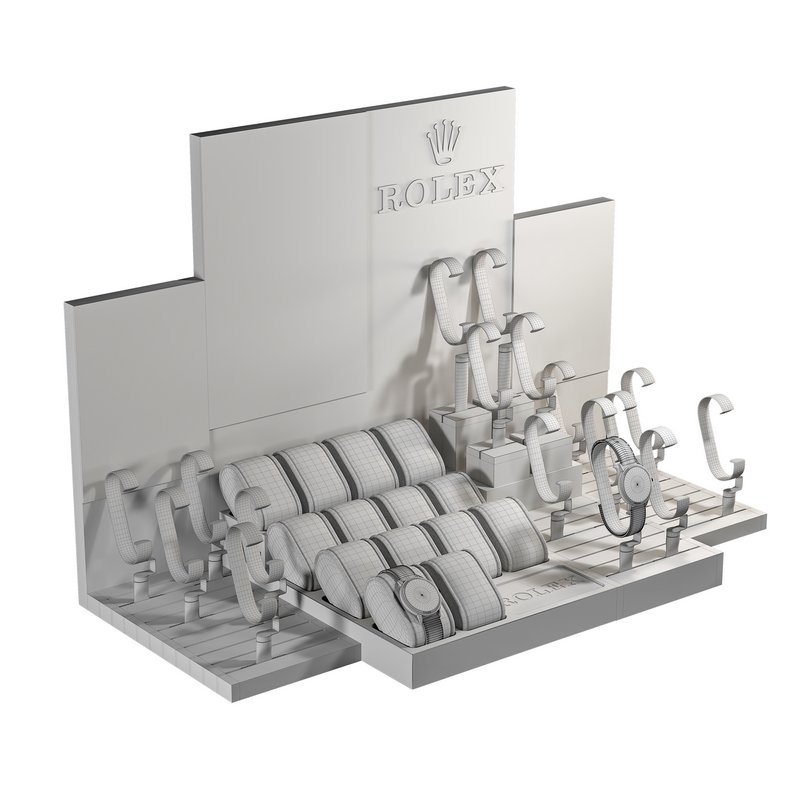 Watch Display Rolex-3d model - Image 6