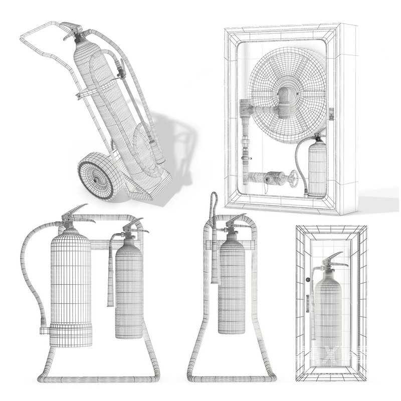 Fire Extinguishers Set - Image 6