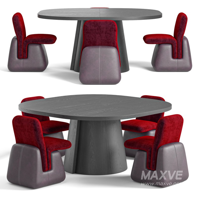 EMBRACE chair And ALTER Table By Linteloo - Image 1