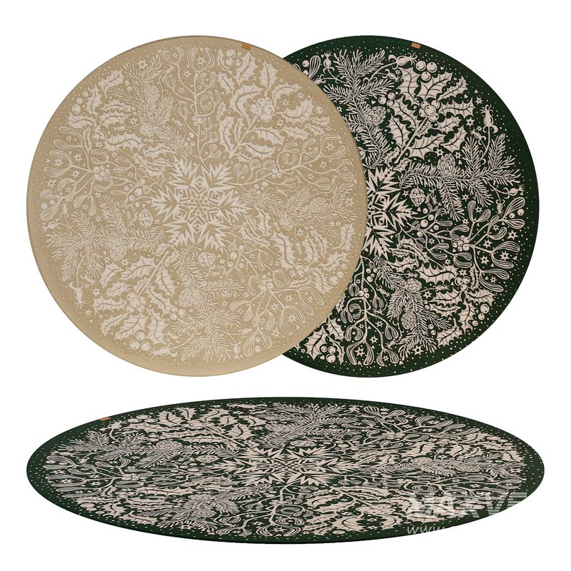 Winter Forest Tree Blanket - Image 1