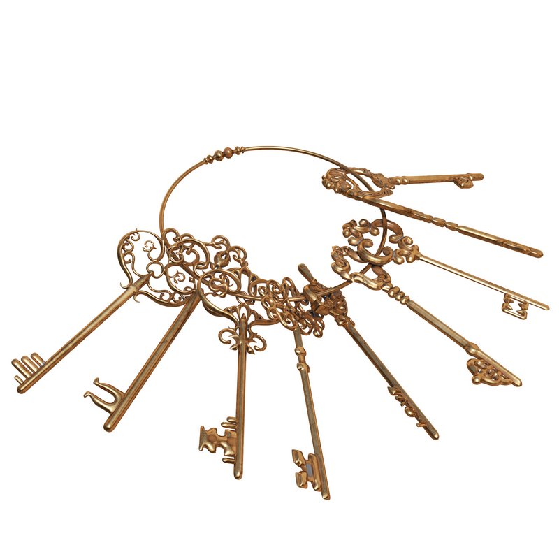 Vintage Key Chain - Image 2