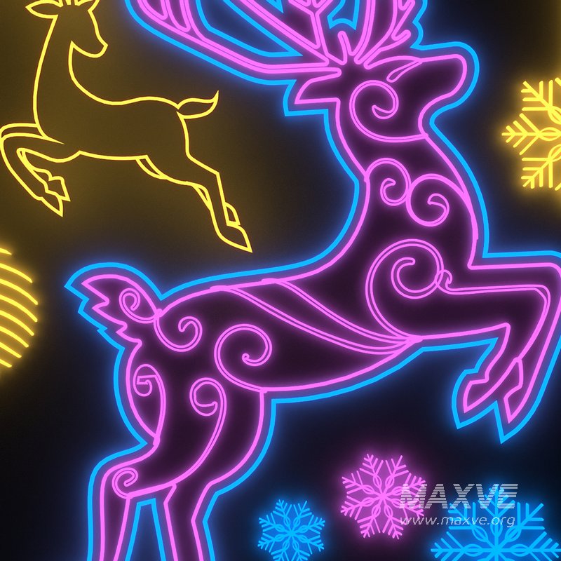 Neon Light Christmas Set2 - Image 2