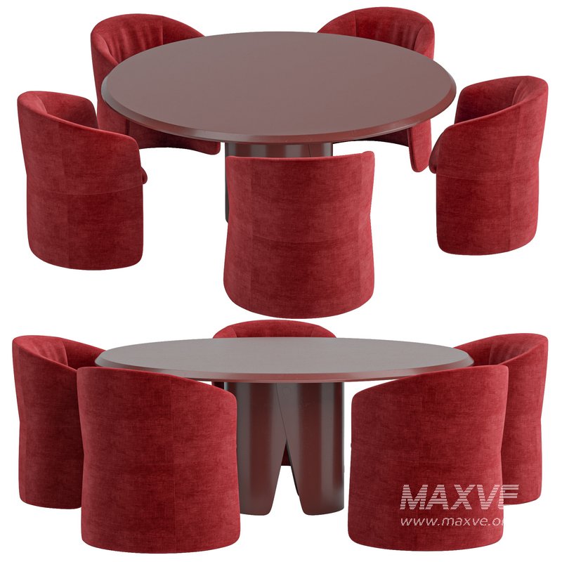 Janette chair And Manto Dining Table By Gallotti&Radice - Image 3