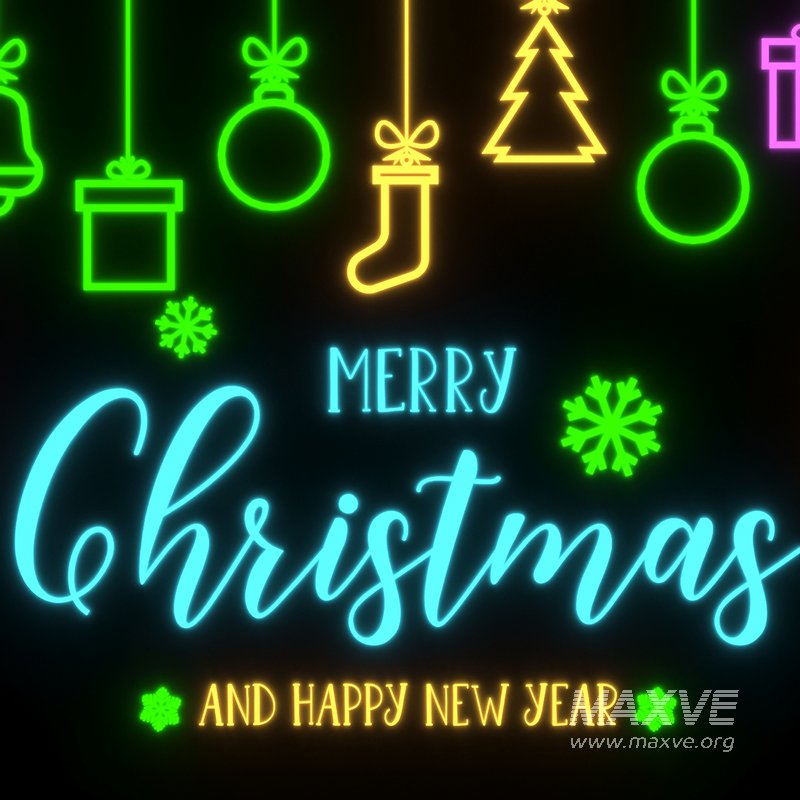 Neon Light Christmas Set3 - Image 2