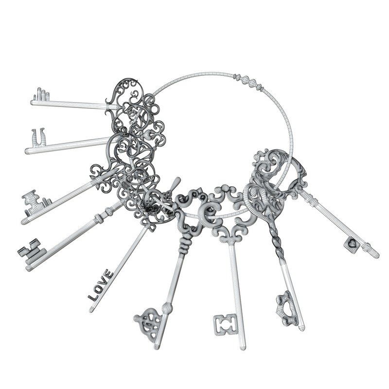 Vintage Key Chain - Image 5