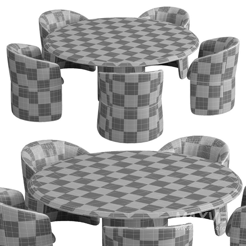 Janette chair And Manto Dining Table By Gallotti&Radice - Image 5