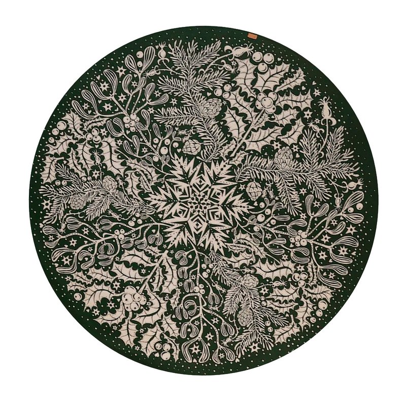 Winter Forest Tree Blanket - Image 2