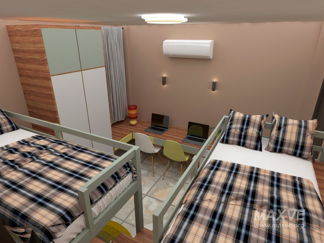 triplet kids bedroom - Image 2