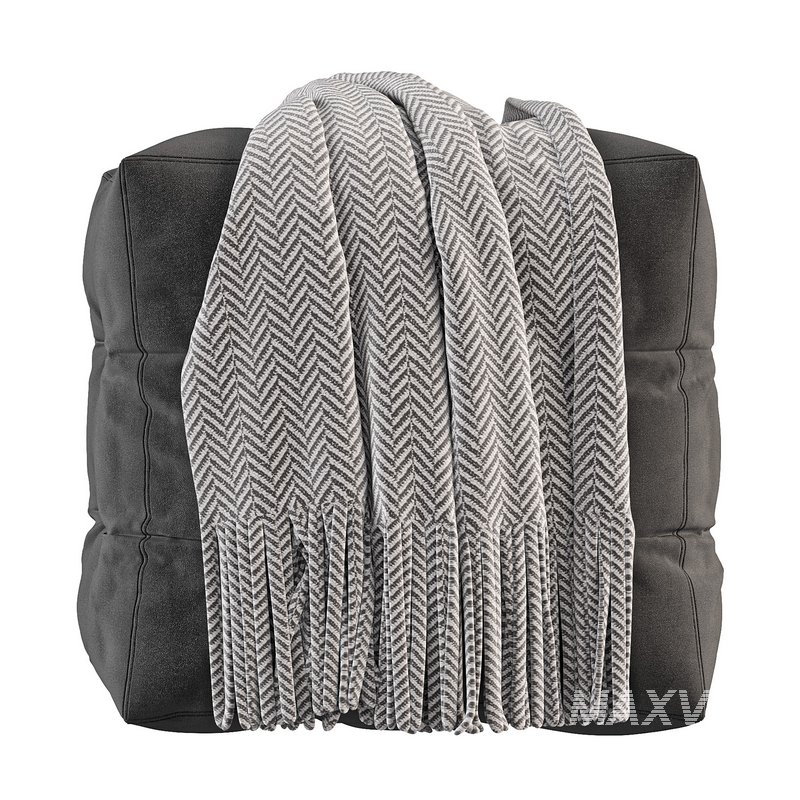 Pouf Transformer 5.1 blue velor - Image 3