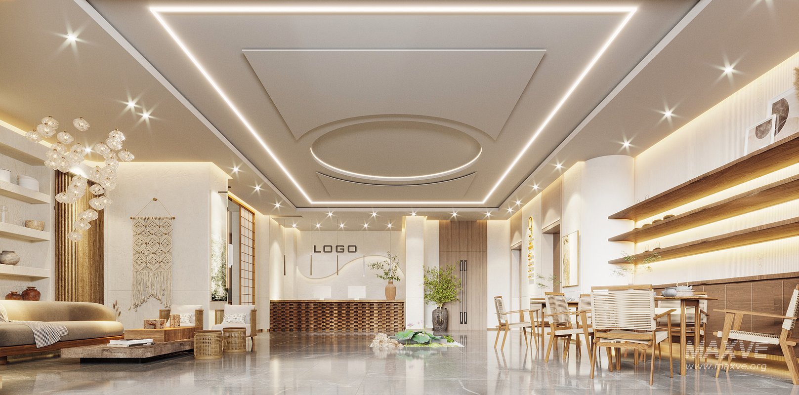 Modern Hotel Lobby - Image 1