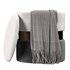 Pouf Derby T125 2 Grey Black - Thumbnail 3