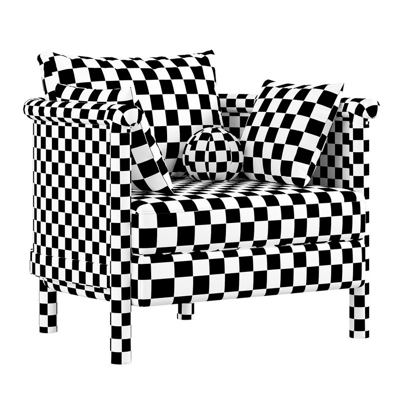 Sydney Cane Armchair Washed Linen Flax - Image 5