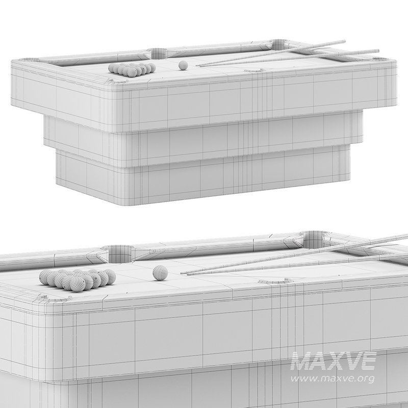 Billiardmfg Billiard Table - Image 5