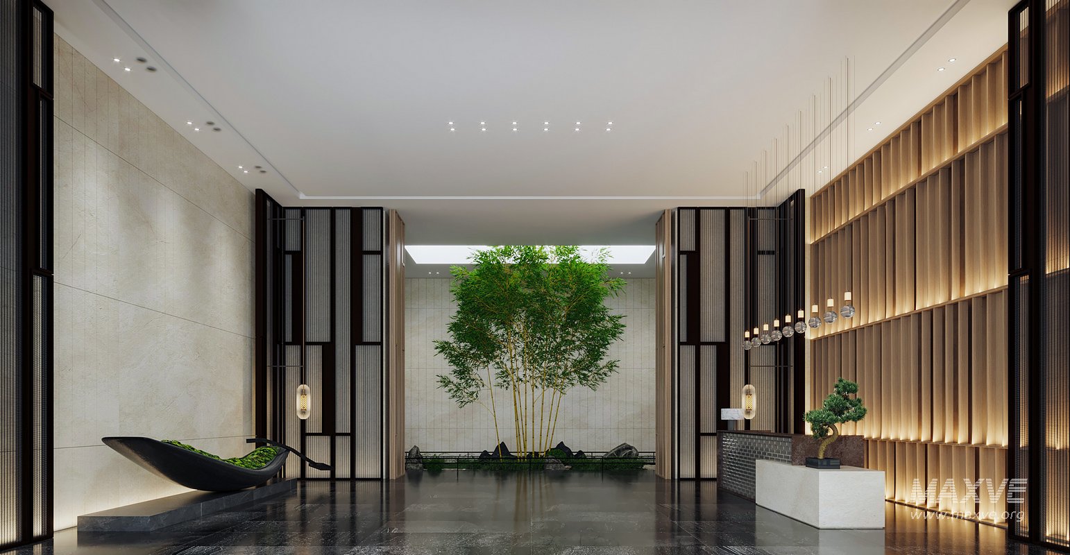 Modern Hotel Lobby - Image 1
