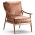 CORA ARMCHAIR IN BROWN - Thumbnail 1