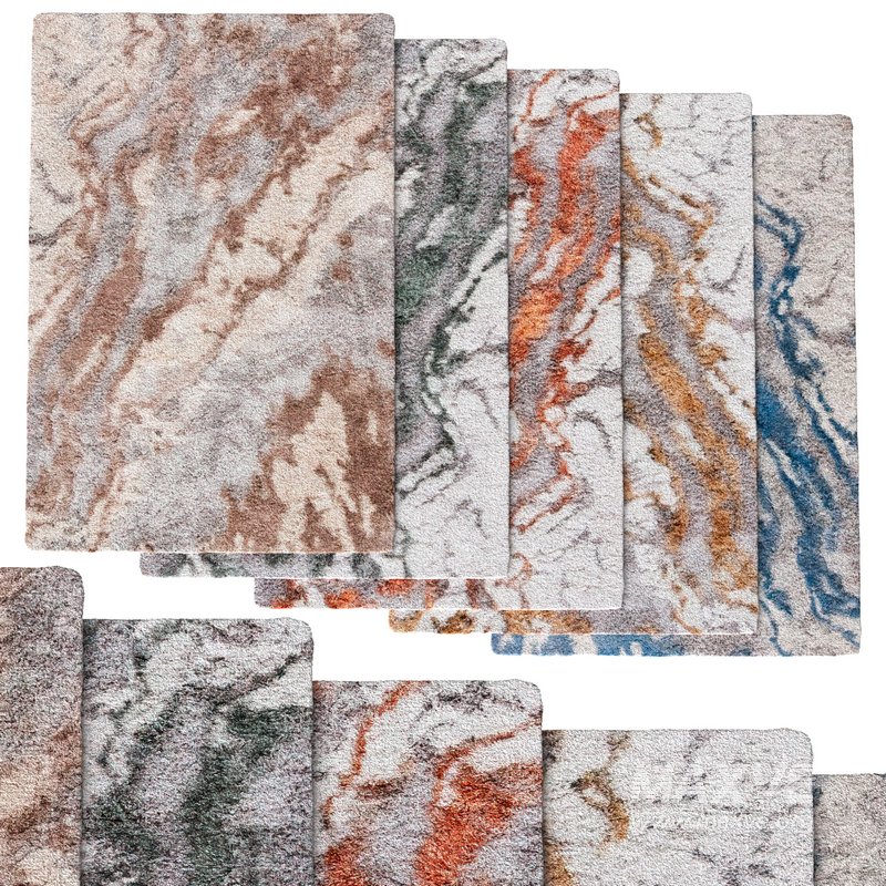 SAFAVIEH Horizon Shag Mukades - Image 1