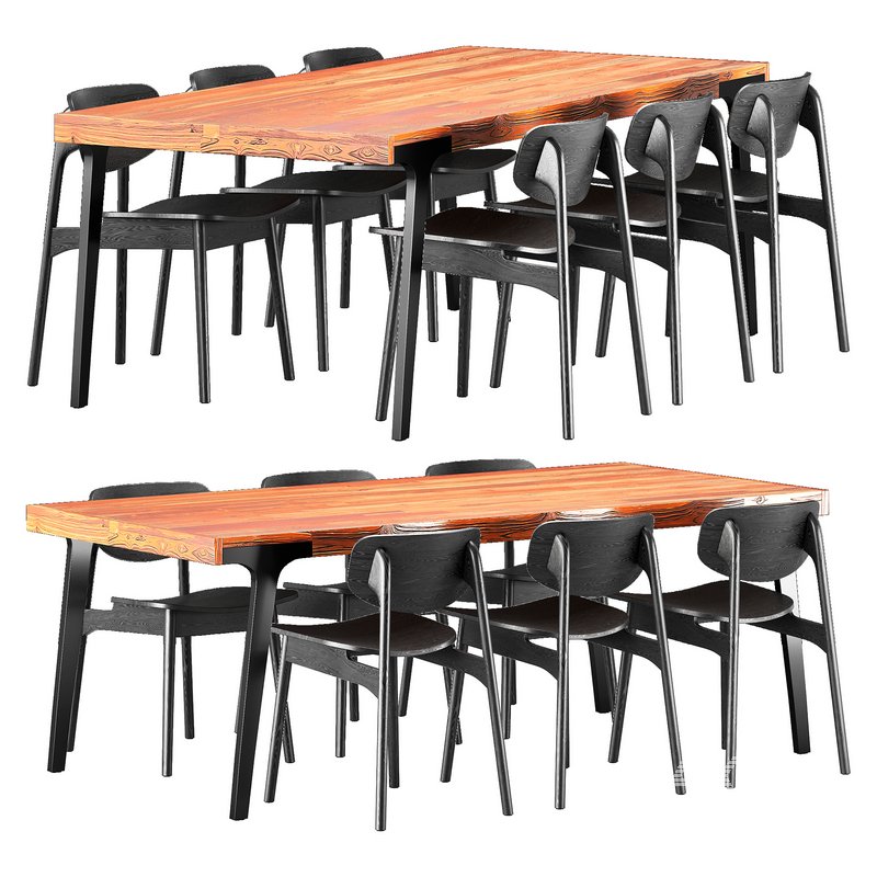 Dinning Table and Chair - Image 1
