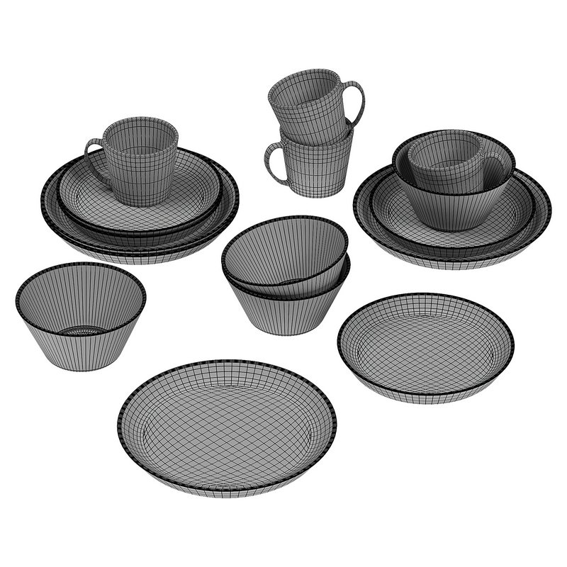 Larkin Reactive Glaze Stoneware Dinnerware Set - Image 4