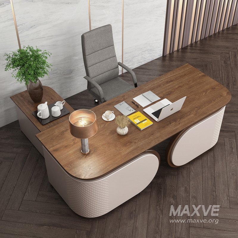 Workplace manager desk 01 – Boss desk - Image 2