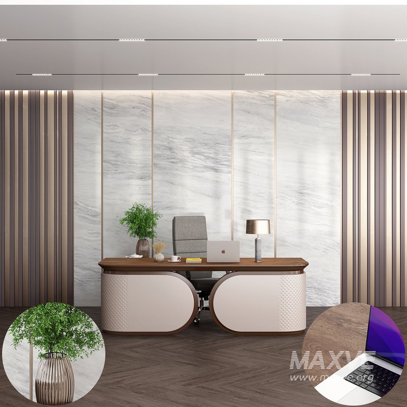 Workplace manager desk 01 – Boss desk - Image 8