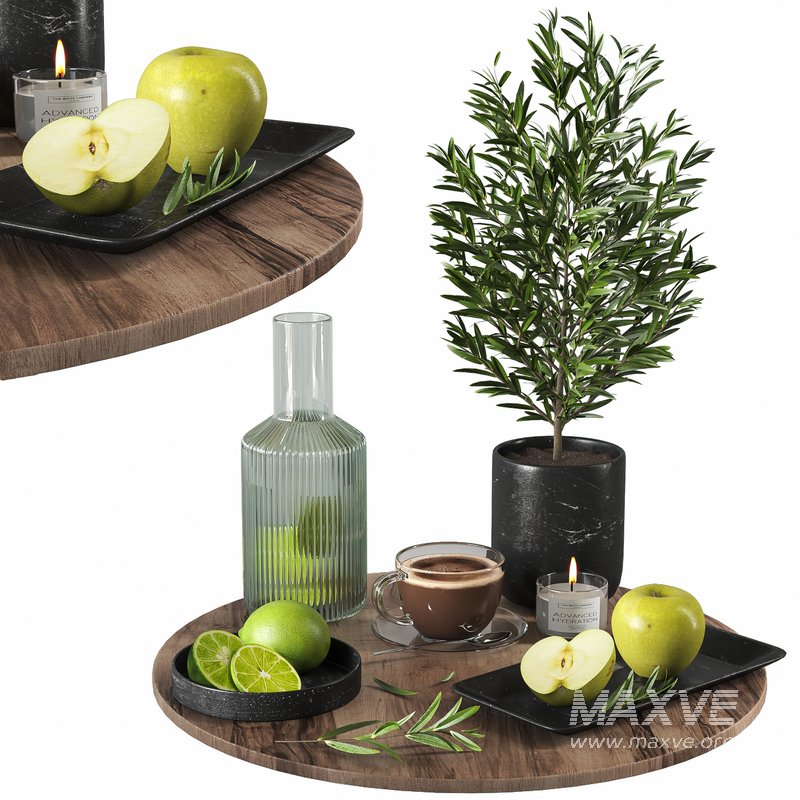 Fruit and drink decor set 01 - Image 1