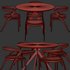 Dinning chair and table set10 – black - Thumbnail 3