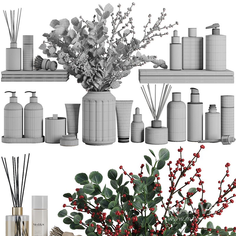 Bathroom accessories SetV19 - Image 2