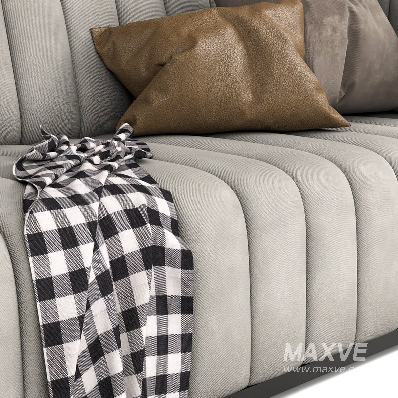 Velvet tufted sofa1 - Image 2