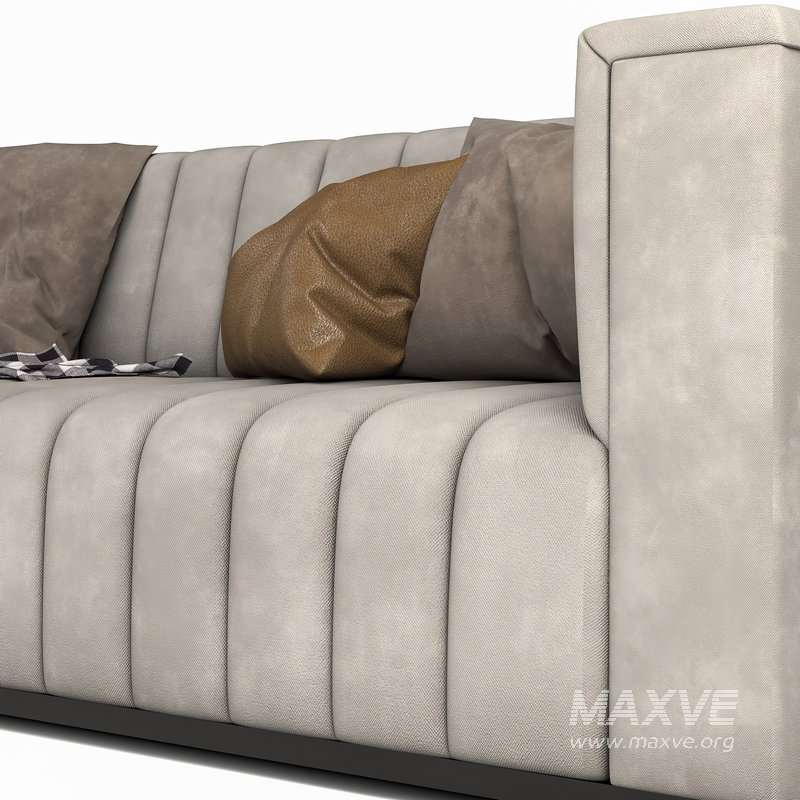 Velvet tufted sofa1 - Image 5