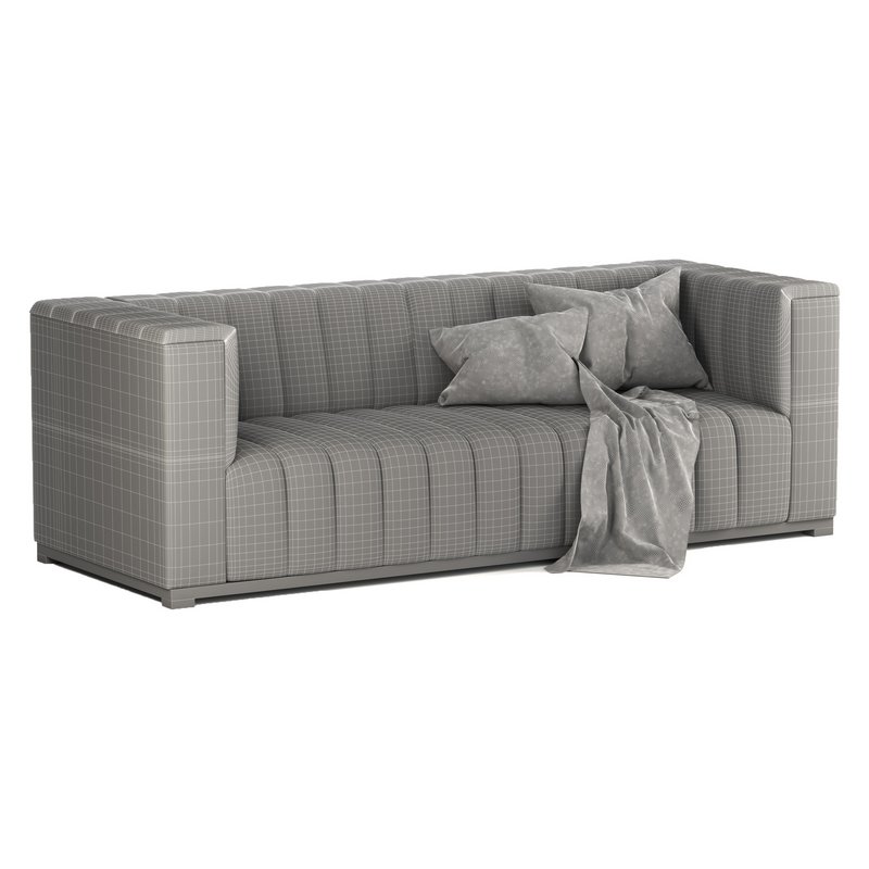 Velvet tufted sofa - Image 6