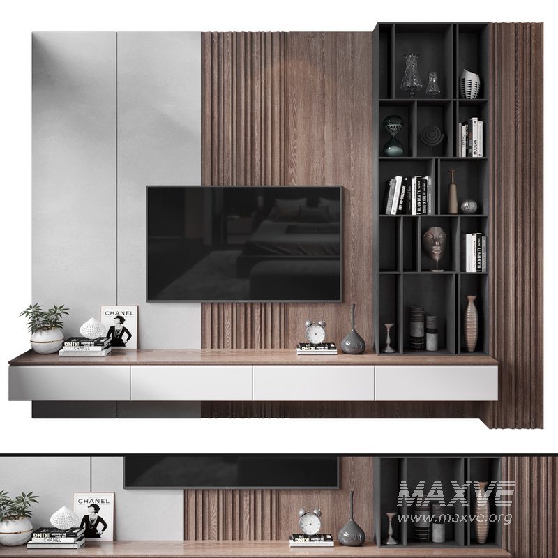 TV Wall set 0350 - Image 1