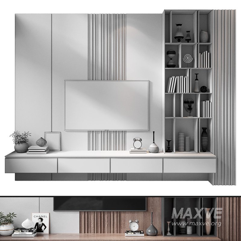 TV Wall set 0350 - Image 2