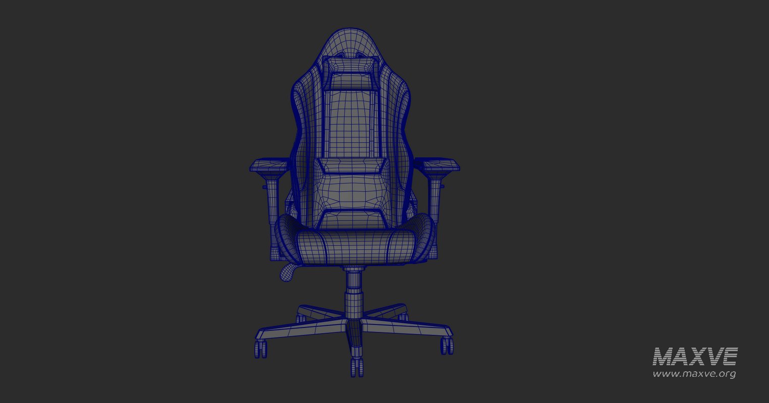 Gaming Zip chair 3d Model - Image 8
