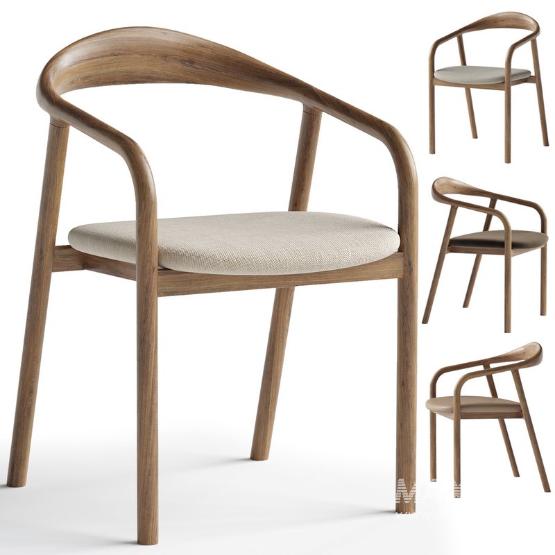 Wood Dining Room Chair - Image 1