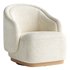 Martine Swivel Chair-Omari Natural - Thumbnail 1